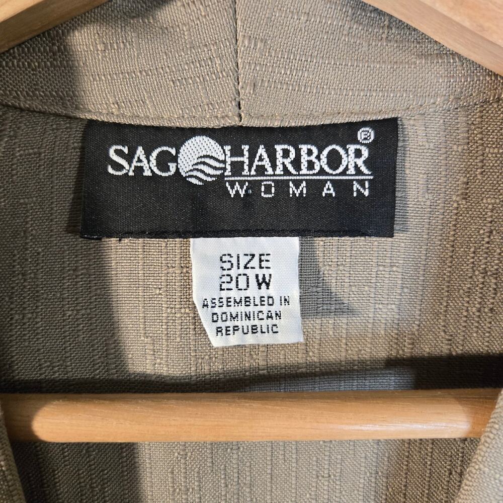Sag Harbor 20W Premium Beige/Neutral Tailored Blazer [056] - Picture 8 of 11